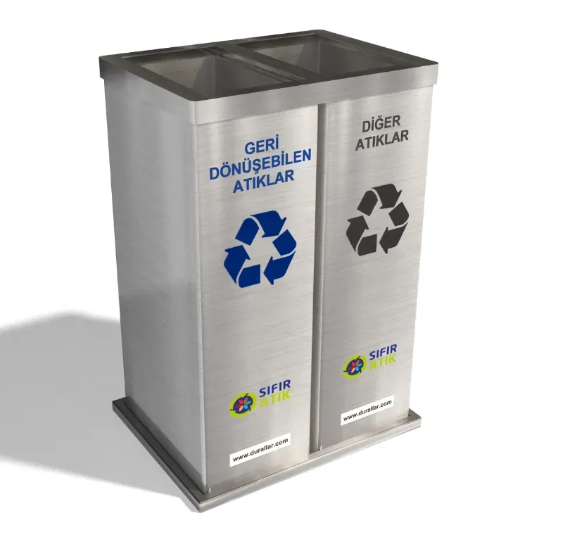 2 li Geri Dönüşüm Çöp Kutusu -GDK-2076