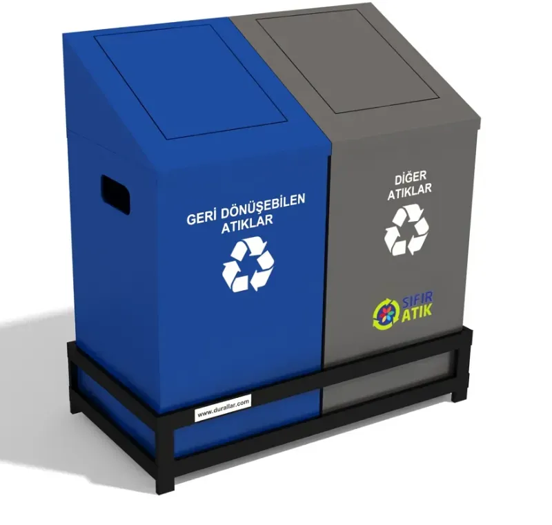 2 li Geri Dönüşüm Kutuları -GDK-2036-B