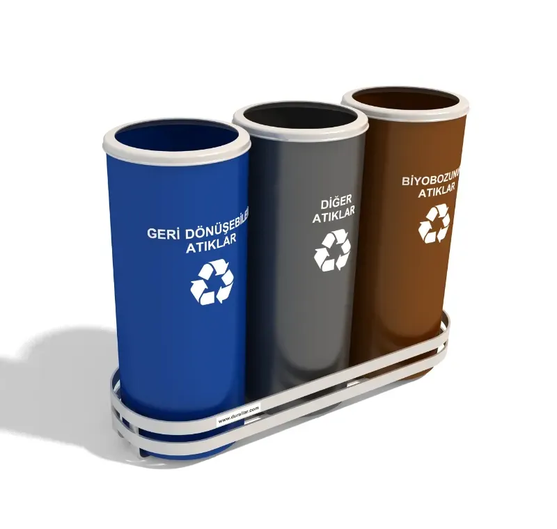 3 lü Sıfır Atık Kutuları -GDK-3014