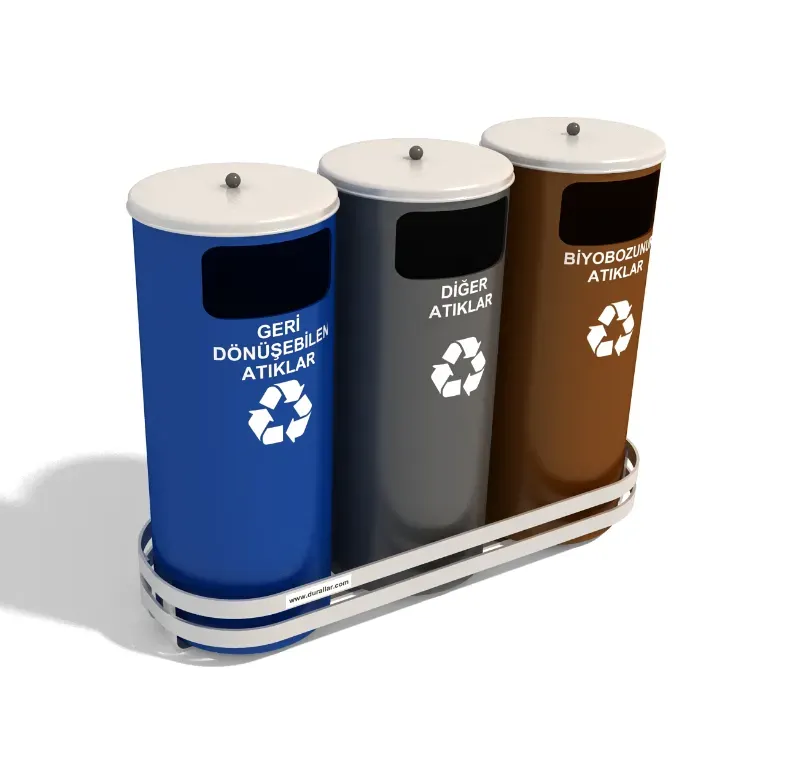 3 lü Sıfır Atık Kutusu -GDK-3015