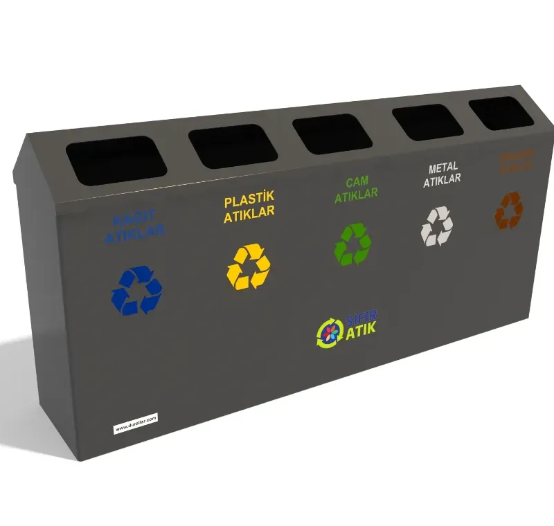 5 li Sıfır Atık Geri Dönüşüm Kovaları -GDK-5083