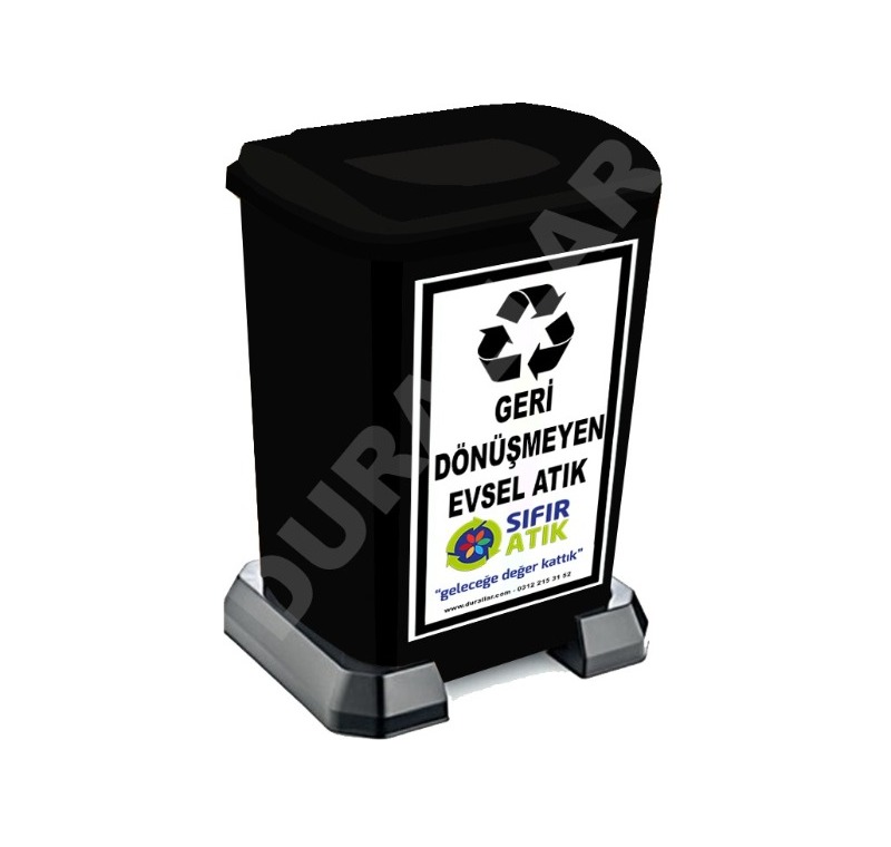50 litre Geri Dönüşmeyen Evsel Atık Kutusu -GDK-506