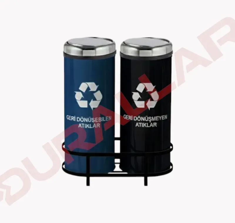 Döner Kapaklı 2 li Sıfır Atık Kovası -GDK-2011