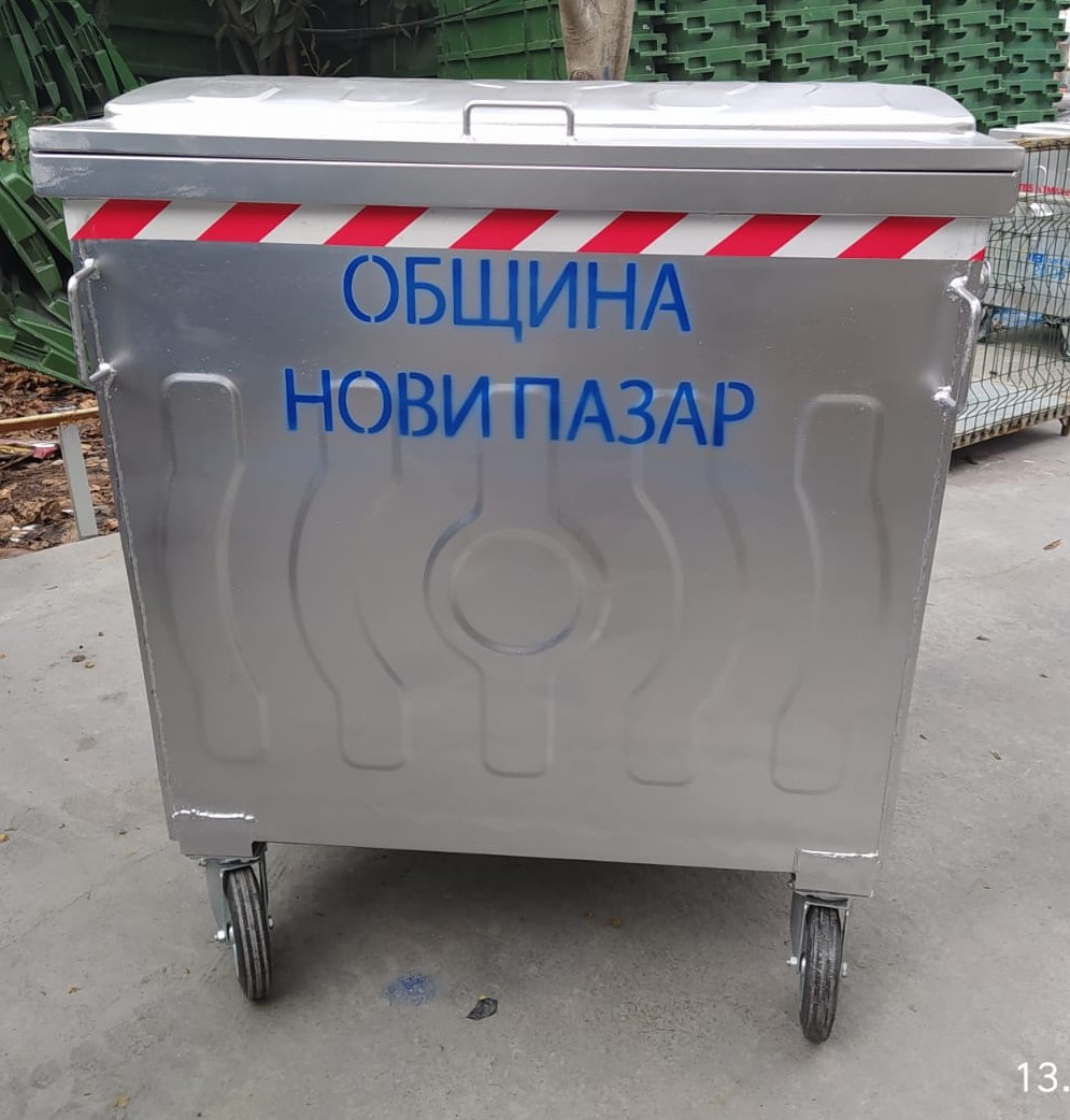 galvanized garbage container export